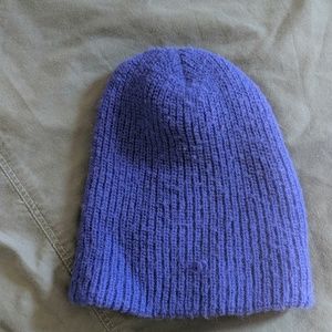 Purple beanie